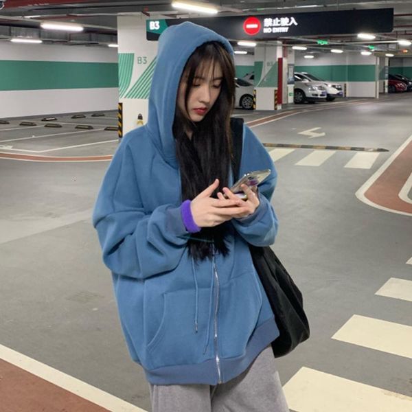 hoodies zip -up korean style hoodies vintage solid color long sleeve oversized hooded sweatshirt women casual large coat, Black
hoodies zip -up korean style hoodies vintage solid color long sleeve oversized hooded sweatshirt women casual large coat, Black