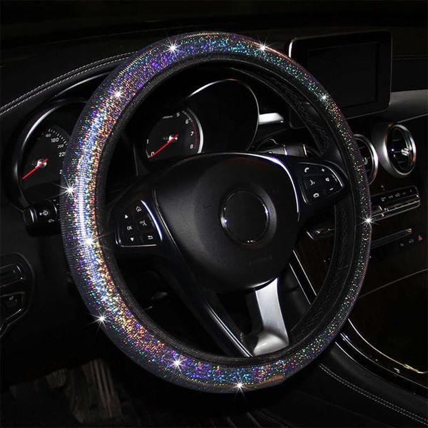 steering wheel covers bling 15" universal car cover pu leather protective 37-38cm diamond shiny interior decoration
steering wheel covers bling 15" universal car cover pu leather protective 37-38cm diamond shiny interior decoration