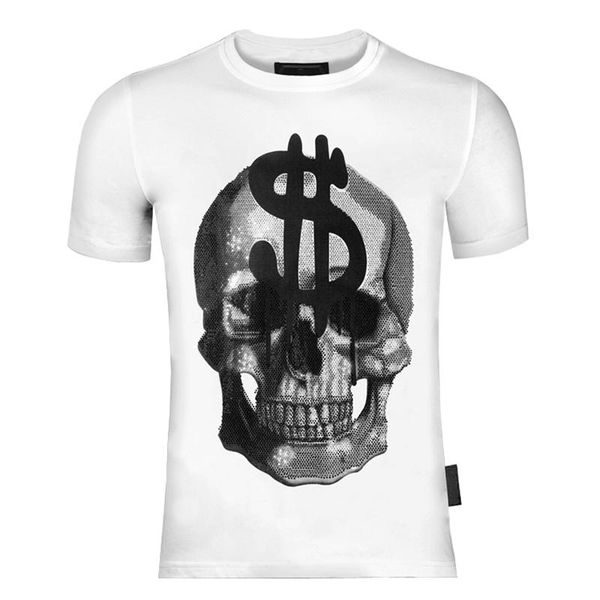 men's t-shirts original brand short sleeve t-shirt men skull bill symbol drill round neck high street 100% cotton fashion summer top, White;black
men's t-shirts original brand short sleeve t-shirt men skull bill symbol drill round neck high street 100% cotton fashion summer top, White;black