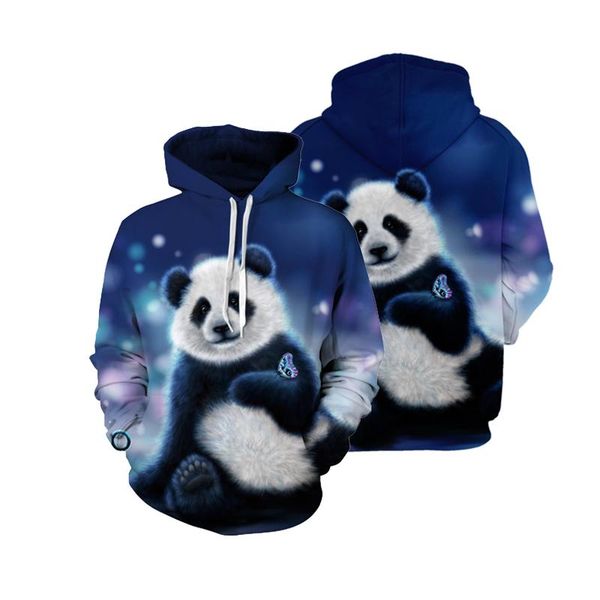 men's hoodies & sweatshirts spring and autumn 3d printing cartoon panda pattern hoodie cute funny boys girls casual multi-size sweater, Black
men's hoodies & sweatshirts spring and autumn 3d printing cartoon panda pattern hoodie cute funny boys girls casual multi-size sweater, Black