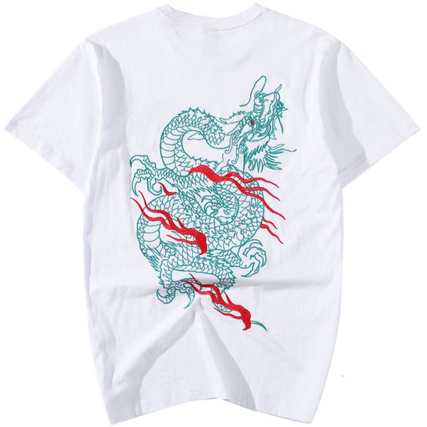men's t-shirts men embroidery dragon cotton hip hop short sleeve chinese style retro fashion summer op youth male streetwear s1jz, White;black
men's t-shirts men embroidery dragon cotton hip hop short sleeve chinese style retro fashion summer op youth male streetwear s1jz, White;black