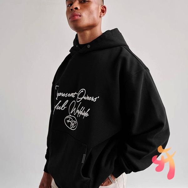 men's hoodies & sweatshirts represent hoodie letter slogan niche trendy brand high street loose pullover oversize women's hooded s, Black
men's hoodies & sweatshirts represent hoodie letter slogan niche trendy brand high street loose pullover oversize women's hooded s, Black