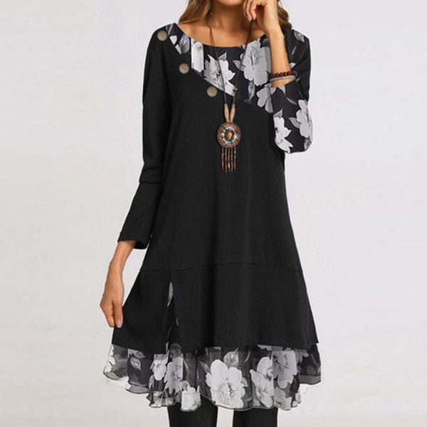 casual dresses vintage long sleeve patchwork print dress women 2021 spring o neck party female autumn a-line vestidos, Black;gray
casual dresses vintage long sleeve patchwork print dress women 2021 spring o neck party female autumn a-line vestidos, Black;gray