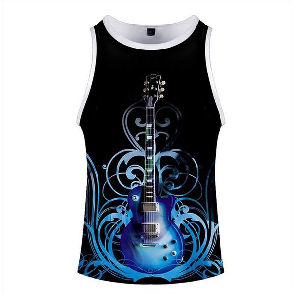 fashion music electric tone guitar summer 3d bodybuilding tank sleeveless men women fitness vest casual clothes, White;black
fashion music electric tone guitar summer 3d bodybuilding tank sleeveless men women fitness vest casual clothes, White;black