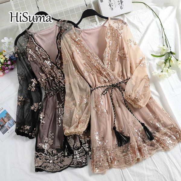 women's jumpsuits & rompers 2021 spring women v collar sequins long sleeve gauze jumpsuit female deep neck waist bling lace mesh bodysu, Black;white
women's jumpsuits & rompers 2021 spring women v collar sequins long sleeve gauze jumpsuit female deep neck waist bling lace mesh bodysu, Black;white