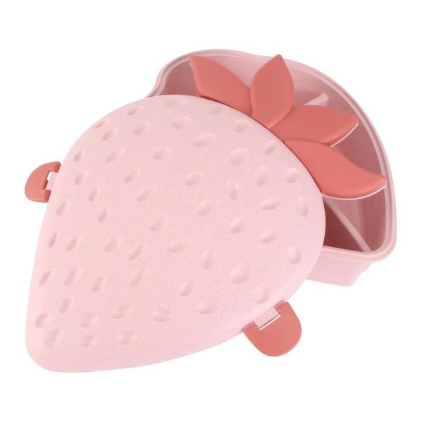 wheat straw fruit divided plate strawberry design dried snack tray nuts candy storage box with lid (pink) dishes & plates
wheat straw fruit divided plate strawberry design dried snack tray nuts candy storage box with lid (pink) dishes & plates