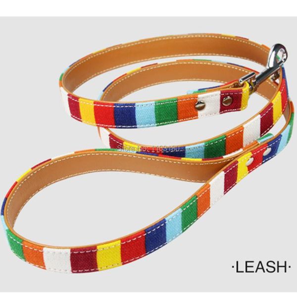 dog collars & leashes 50pcs/lot personalized color small medium big leash stripe canvas plus leather
dog collars & leashes 50pcs/lot personalized color small medium big leash stripe canvas plus leather
