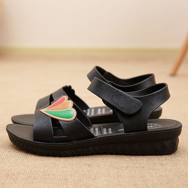 sandals womens summer new style flat wedge shoes waterproof non-slip soft sole comfortable female sandals, Black
sandals womens summer new style flat wedge shoes waterproof non-slip soft sole comfortable female sandals, Black