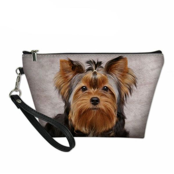 casual woman make up bag cute yorkshire terrier dog 3d print female travel cosmetic bags fashion women pu leather makeup & cases
casual woman make up bag cute yorkshire terrier dog 3d print female travel cosmetic bags fashion women pu leather makeup & cases