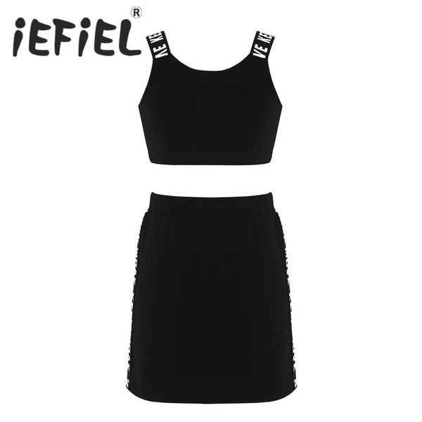 clothing sets kids girls sport suit workout gmastics dancewear outfits letters printed straps tank and skirt set for gym exercise dance, White
clothing sets kids girls sport suit workout gmastics dancewear outfits letters printed straps tank and skirt set for gym exercise dance, White