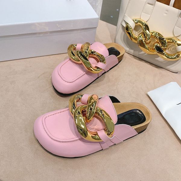 sport shoe luxurys designers shoes 2021 baotou slippers sandals metal chain wear flat leisure womens, Black
sport shoe luxurys designers shoes 2021 baotou slippers sandals metal chain wear flat leisure womens, Black
