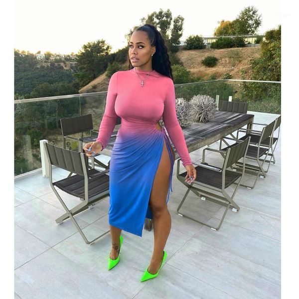 casual dresses autumn women gradient bodycon dress skinny high-slit lace-up fashion lady half high-neck long-sleeve midi s-2xl, Black;gray
casual dresses autumn women gradient bodycon dress skinny high-slit lace-up fashion lady half high-neck long-sleeve midi s-2xl, Black;gray