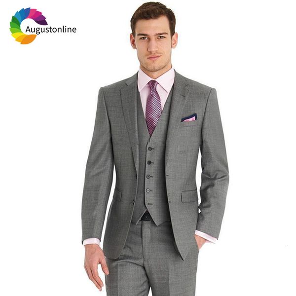 men's suits & blazers gray wedding men slim fit 3 pieces (jacket+pants+vest) groom wear tuxedos bridegroom business prom man, White;black
men's suits & blazers gray wedding men slim fit 3 pieces (jacket+pants+vest) groom wear tuxedos bridegroom business prom man, White;black