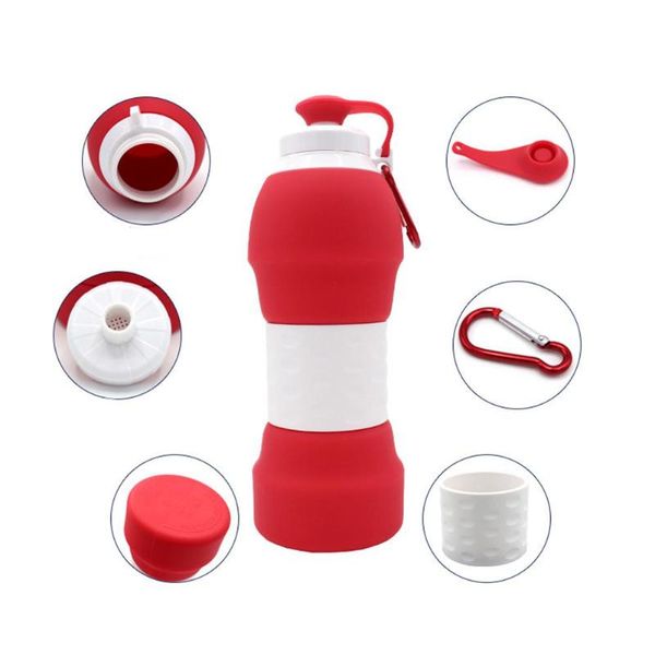 water bottle outdoor foldable silica gel high temperature resistant light weight for sports 580ml travel cup
water bottle outdoor foldable silica gel high temperature resistant light weight for sports 580ml travel cup