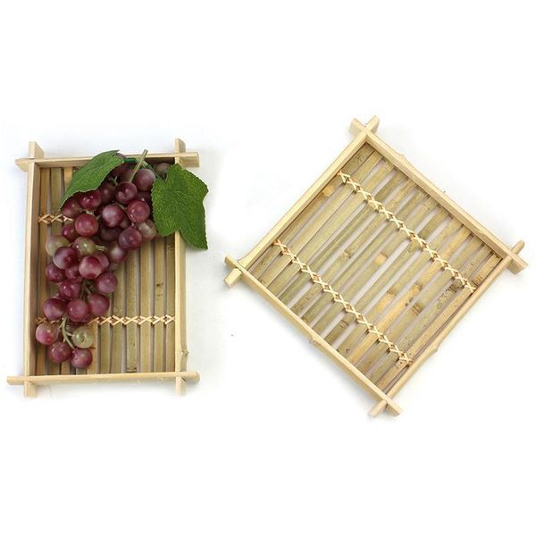 dishes & plates 2pcs handwoven bamboo storage tray versatile wooden wicker basket bread plate fruit cake platter dinner serving
dishes & plates 2pcs handwoven bamboo storage tray versatile wooden wicker basket bread plate fruit cake platter dinner serving