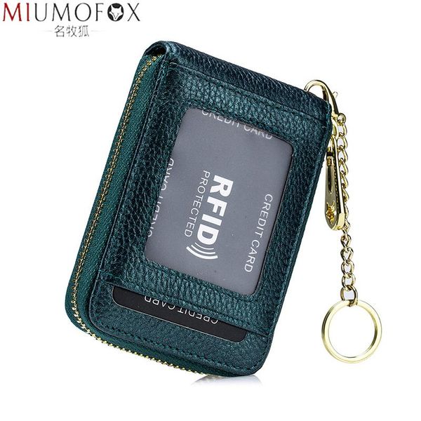 card holders genuine leather holder rfid business cowhide s case wallet men women keychain id coin purse, Brown;gray
card holders genuine leather holder rfid business cowhide s case wallet men women keychain id coin purse, Brown;gray