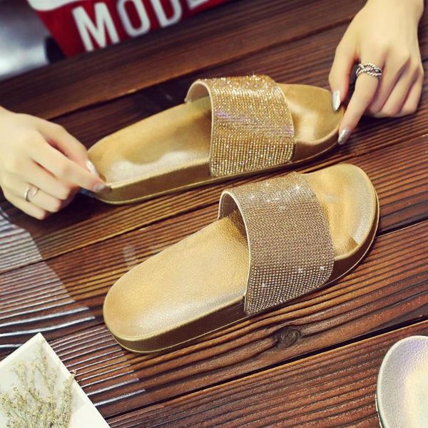 slippers summer women crystal glitter flat soft female flip flops indoor ladies luxury bling rhinestones slides beach shoes, Black
slippers summer women crystal glitter flat soft female flip flops indoor ladies luxury bling rhinestones slides beach shoes, Black