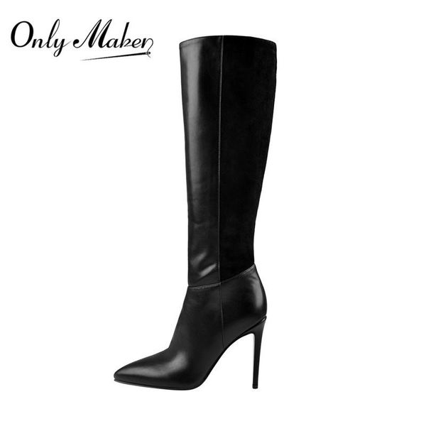 women's pointed toe black matte patchwork suede knee high boots side zip stiletto fashion long
women's pointed toe black matte patchwork suede knee high boots side zip stiletto fashion long