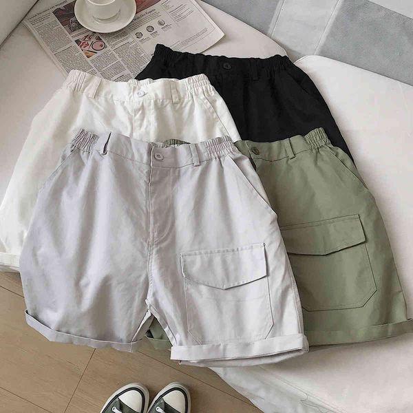 men shortssummer shorts men's korean loose pants high street student trend versatile capris, White;black
men shortssummer shorts men's korean loose pants high street student trend versatile capris, White;black