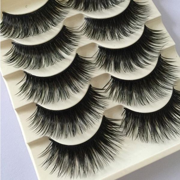 5pairs/set natural black long fake eye lashes handmade thick false eyelashes makeup cosmetic beauty extension tools
5pairs/set natural black long fake eye lashes handmade thick false eyelashes makeup cosmetic beauty extension tools