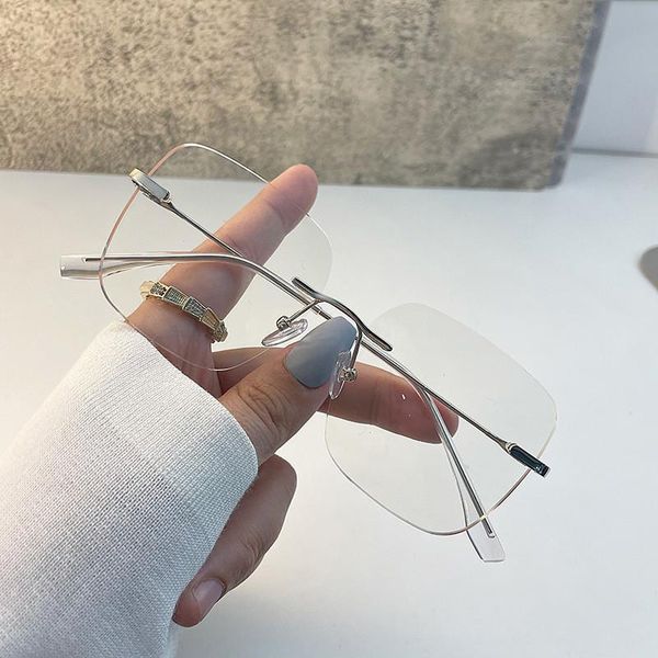 fashion sunglasses frames elbru oversized glasses frame blue light blocking rimless optical women men transparent eyeglasses accessories, Black
fashion sunglasses frames elbru oversized glasses frame blue light blocking rimless optical women men transparent eyeglasses accessories, Black