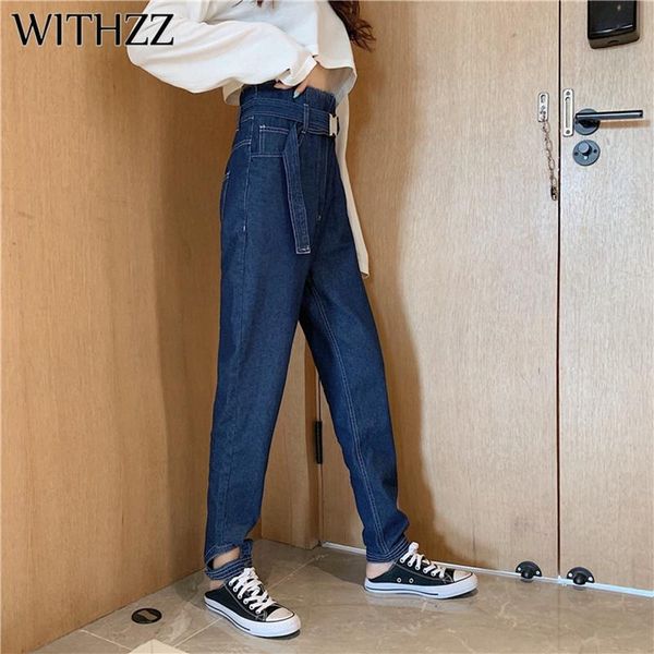 spring autumn women's high waist denim loose harem pants navy blue trousers asian size jeans
spring autumn women's high waist denim loose harem pants navy blue trousers asian size jeans