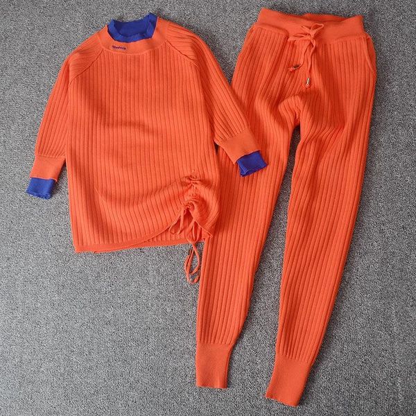 women's tracksuits summer drawstring half sleeve knitted two-piece sets casual black lace-up pleated knitwear+harem pants outfits, Gray
women's tracksuits summer drawstring half sleeve knitted two-piece sets casual black lace-up pleated knitwear+harem pants outfits, Gray