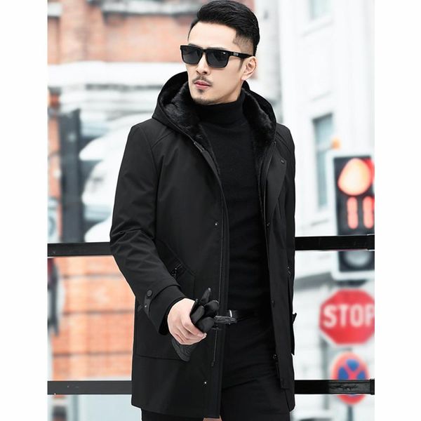 men's leather & faux hooded mink coat korean winter jacket men real fur parka plus size casaco 22-292204 yy2269, Black
men's leather & faux hooded mink coat korean winter jacket men real fur parka plus size casaco 22-292204 yy2269, Black
