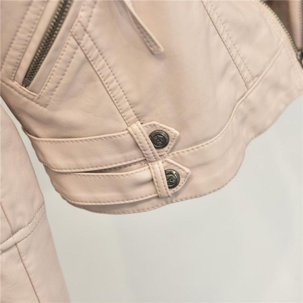 women's leather & faux spring autumn women slim fit pu zippers short coat motor biker outwear casual bf style jacket, Black
women's leather & faux spring autumn women slim fit pu zippers short coat motor biker outwear casual bf style jacket, Black