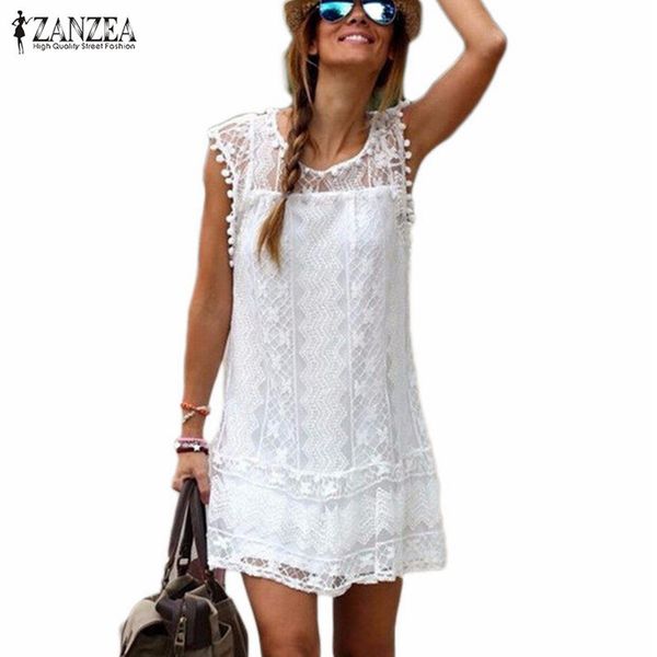 white plus size dress zanzea women casual solid short sleeve slim lace mini dress office ladies vestidos 2020 summer, White;black
white plus size dress zanzea women casual solid short sleeve slim lace mini dress office ladies vestidos 2020 summer, White;black