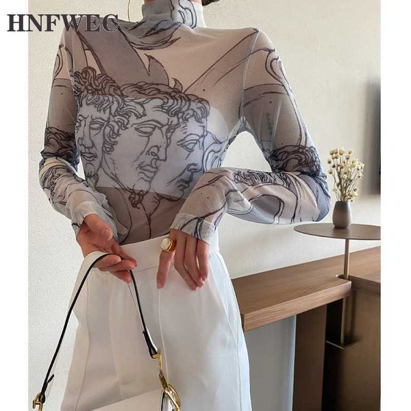 women's blouses & shirts turtleneck mesh blouse women long sleeve see through ladies sheer renaissance print designer clothing v887 50j, White
women's blouses & shirts turtleneck mesh blouse women long sleeve see through ladies sheer renaissance print designer clothing v887 50j, White