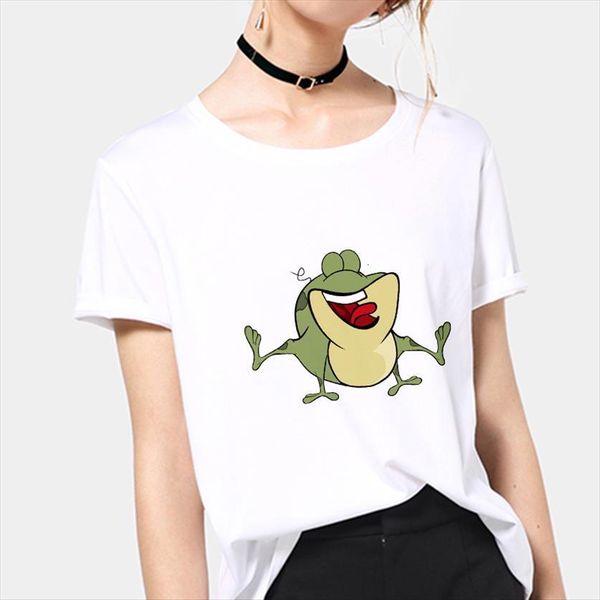 kawaii frog printed summer hipster women t shirts short sleeve white thin section female clothing
kawaii frog printed summer hipster women t shirts short sleeve white thin section female clothing