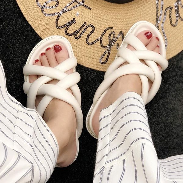 ins summer designer slippers shoes woman sheepskin cozy casual platform flats hollow outside slides, Black
ins summer designer slippers shoes woman sheepskin cozy casual platform flats hollow outside slides, Black