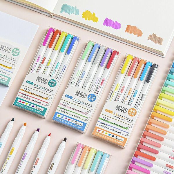 highlighters 5pcs/lot soft double head highlighter pen diy graffiti art drawing key words marker fluorescent school stationery, Black;red
highlighters 5pcs/lot soft double head highlighter pen diy graffiti art drawing key words marker fluorescent school stationery, Black;red