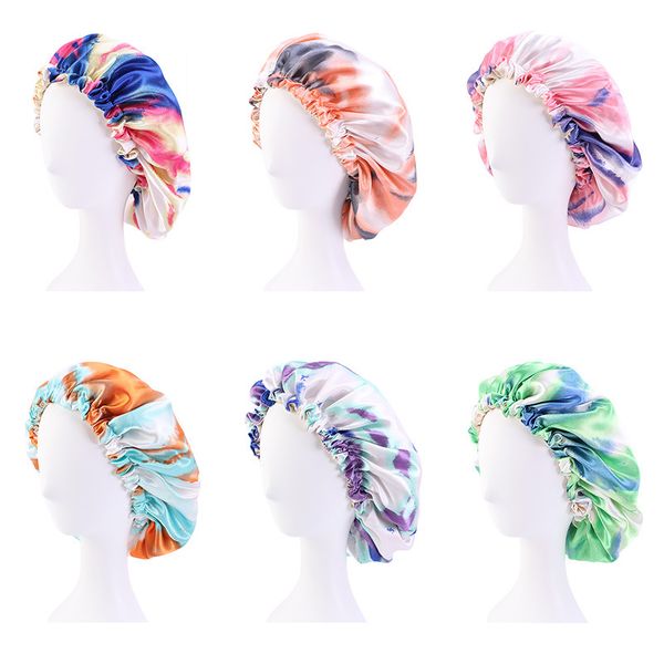 satin bonnet tie-dye shower cap adjustable double layer sleep caps woman parents tie dyed turban hair cover night hat 6colors wmq1020, Yellow
satin bonnet tie-dye shower cap adjustable double layer sleep caps woman parents tie dyed turban hair cover night hat 6colors wmq1020, Yellow