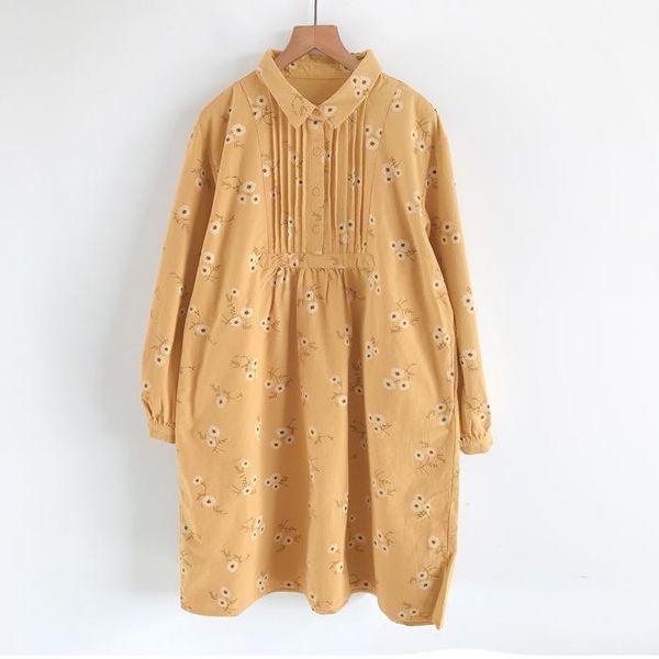 casual dresses 2021 autumn winter women dress japan style mori girl literary print loose turndown collar long sleeve, Black;gray
casual dresses 2021 autumn winter women dress japan style mori girl literary print loose turndown collar long sleeve, Black;gray