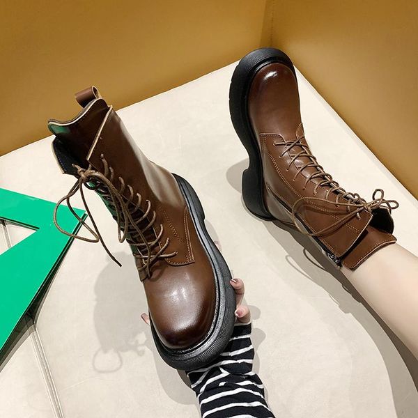 boots platform motorcycle women lace up chunky mid calf street style pu leather thick sole short mujer, Black
boots platform motorcycle women lace up chunky mid calf street style pu leather thick sole short mujer, Black