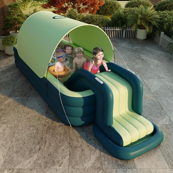 pool & accessories 2.1/2.6/3m automatic inflatable swimming with awning thickened shade inflation water slides summer game toy
pool & accessories 2.1/2.6/3m automatic inflatable swimming with awning thickened shade inflation water slides summer game toy