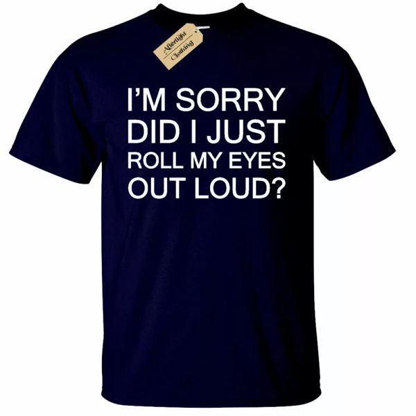 Uomo Ha Fatto i Just Roll My Occhi Out Loud Divertente Festa Maglietta T-Shirt, White;black
Uomo Ha Fatto i Just Roll My Occhi Out Loud Divertente Festa Maglietta T-Shirt, White;black