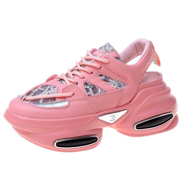 sandals 2021 fashion designer short shoes for women breathable mesh platform sneakers summer, Black
sandals 2021 fashion designer short shoes for women breathable mesh platform sneakers summer, Black
