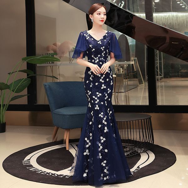 annual meeting evening women 2021 wedding banquet small long v-neck fishtail drs, Black;gray
annual meeting evening women 2021 wedding banquet small long v-neck fishtail drs, Black;gray