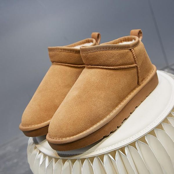 boots same leather snow women's low tube plush warm high cotton shoes anti-skid bread in winter, Black
boots same leather snow women's low tube plush warm high cotton shoes anti-skid bread in winter, Black