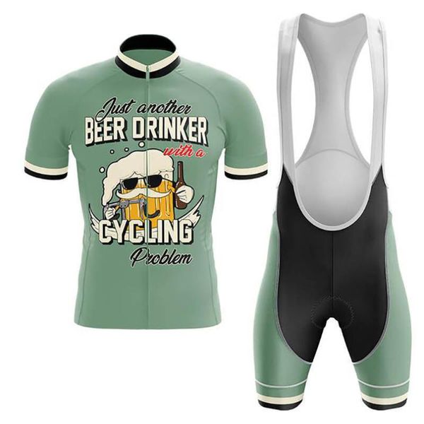 racing sets 2021beer drinker men's cycling jersey set professional clothing quick dry summer sleeved shirt bib short gel pad, Black;blue
racing sets 2021beer drinker men's cycling jersey set professional clothing quick dry summer sleeved shirt bib short gel pad, Black;blue