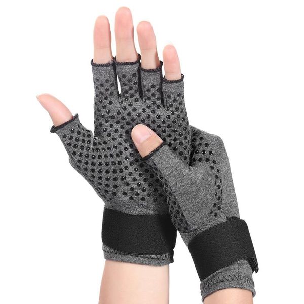 healifty 2 pairs far infrared arthritis pain relief fitness fingerless for typing and daily wor wrist support, Black;red
healifty 2 pairs far infrared arthritis pain relief fitness fingerless for typing and daily wor wrist support, Black;red