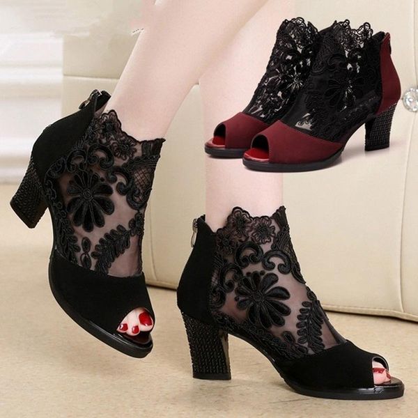 dress shoes summer mesh peep toe sandals heels single women in europe america 2021 spring pumps gauze mujer platform, Black
dress shoes summer mesh peep toe sandals heels single women in europe america 2021 spring pumps gauze mujer platform, Black