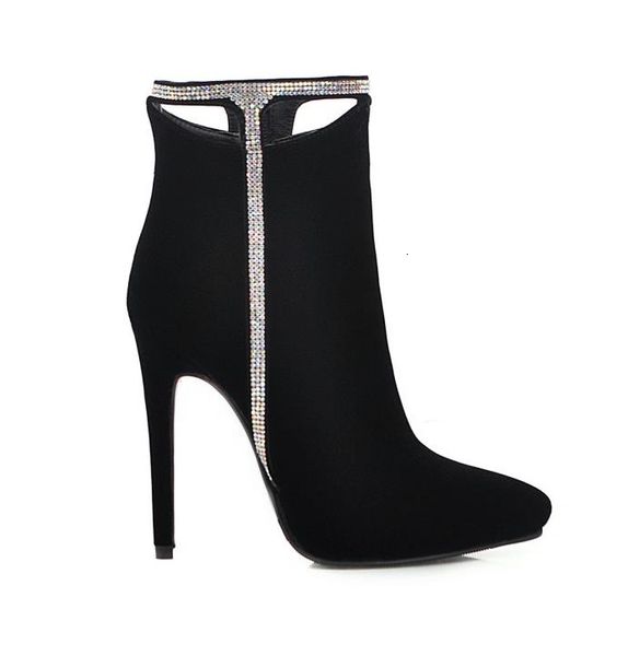 size 33 to 42 43 with box hollow out rhinestone ankle booties high heels red bottom luxury designer women boots, Black
size 33 to 42 43 with box hollow out rhinestone ankle booties high heels red bottom luxury designer women boots, Black
