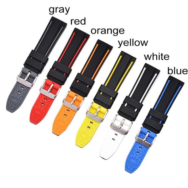 watch bands soft silicone watchband 20mm 22mm 24mm 26mm rubber diving waterproof replacement bracelet band strap accessories, Black;brown
watch bands soft silicone watchband 20mm 22mm 24mm 26mm rubber diving waterproof replacement bracelet band strap accessories, Black;brown