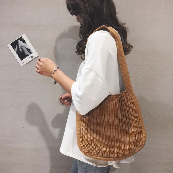 evening bags japanese-style knitted bag female 2021 autumn and winter style ins wool woven shoulder large-capacity handbag
evening bags japanese-style knitted bag female 2021 autumn and winter style ins wool woven shoulder large-capacity handbag
