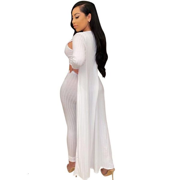 two piece dress solid color 3 piece set basic style streetwear women open stitch x-long cloak outerwear + o neck sleeveless tanks pants ahy, White
two piece dress solid color 3 piece set basic style streetwear women open stitch x-long cloak outerwear + o neck sleeveless tanks pants ahy, White