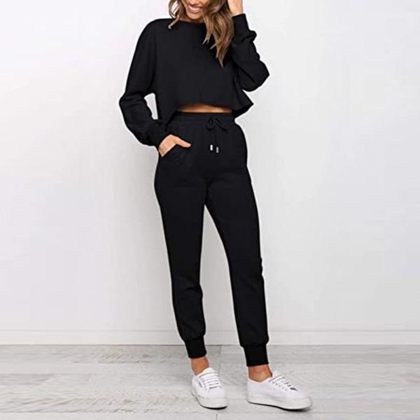 gym clothing 2pcs women set sweatshirt+long jogger women's suit long-sleeved long pants drawstring sports casual with pockets dropship, White;black
gym clothing 2pcs women set sweatshirt+long jogger women's suit long-sleeved long pants drawstring sports casual with pockets dropship, White;black
